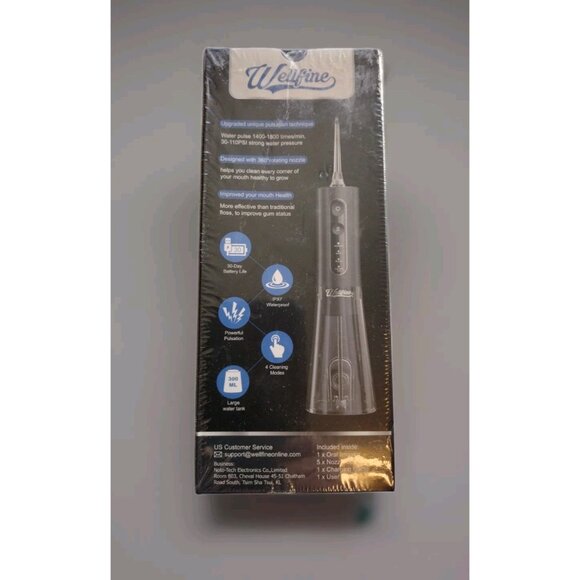 Wellfine Smart Oral Irrigator Multi Nozzle Cordless - Picture 4 of 9